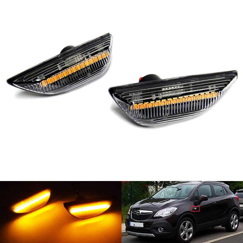 Clignotants latéraux à LED pour Mokka et Trax - RZG Lot de 2 répétiteurs