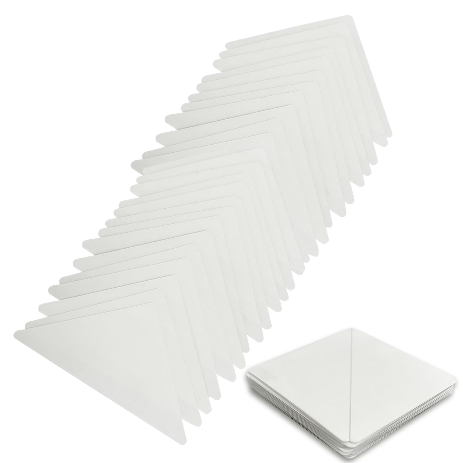 50 pcs Collar Stays for Polo Shirts, No Curl Collar Polo Shirt Collar Stays, Polo Shirt Collar Fixed Great for Any Shirt with Collar