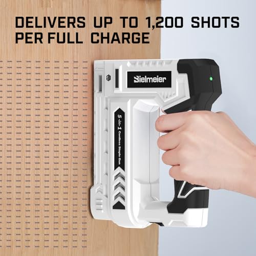 image for Bielmeier Electric Staple Gun 5 in 1 Band Nailer, 4V Rechargeable Cord