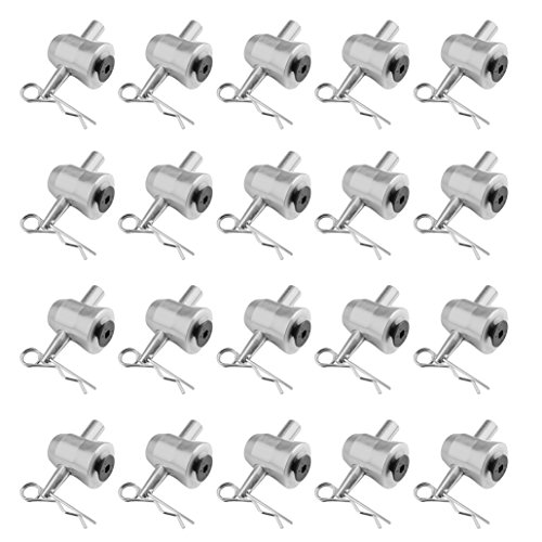 OTTFF 20Pack Half Conical Coupler with Clips Pins for Stage Truss...