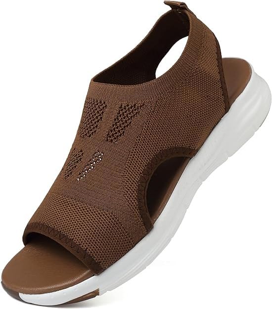 Sandalias Mujer Verano Deportivas Comodas Sandalias Plataforma Para Caminar Punta Abierta Antideslizantes Ligero Zapatos Planas De Senderismo Ortopédicas Casual Moda Trekking Viaje Playa Baratas
