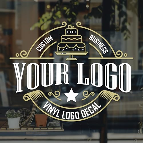 Custom Business Logo Decal for Walls & Windows, Personalize &