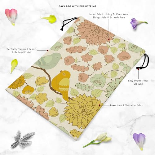 Image of ArtzFolio Beautiful Morning | Reusable Sack Bag | Bag for Gym, Storage, Vegetable & Travel