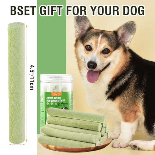 DYD Gefriergetrocknete Hundesnacks aus Kabeljau (11 cm) | Natürliche Kausticks für Hunde mit Omega-3 | Zahnpflege & Training Leckerli | Proteinreiche Snacks für Hunde
