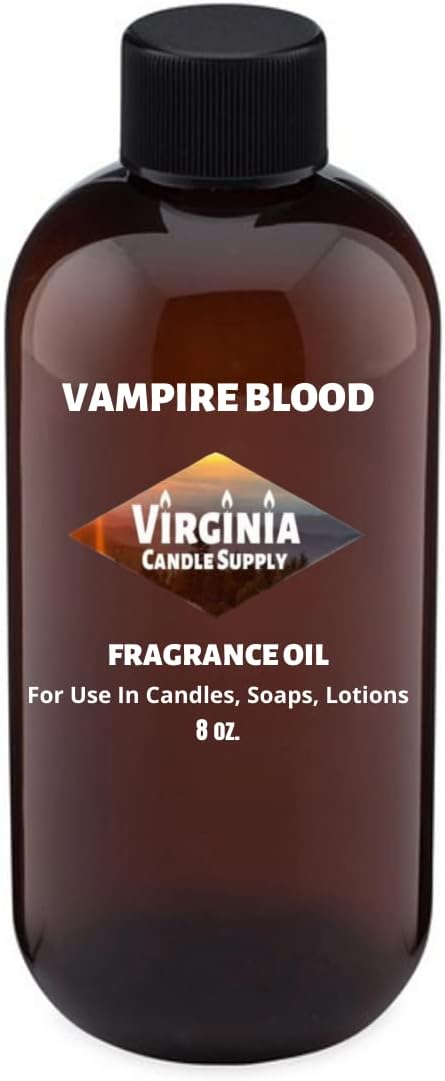 Vampire Blood Fragrance Oil (Our Version of The Brand Name) (8 oz Bottle) for Candle Making, Soap Making, Tart Making, Room Sprays, Lotions, Car Fresheners, Slime, Bath Bombs, Warmers……