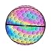 kowaku Reflective Basketball Training Equipment Glow in The Dark Size 7 Official Standard Ball for Indoor Gym Adults Kids Teens Toy Gift, Style F