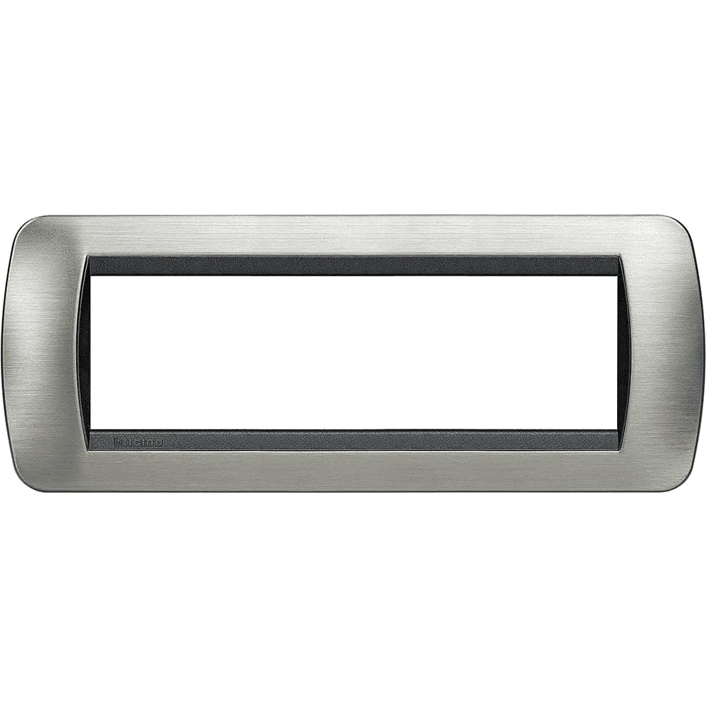 Legrand/Bticino - Satinato Piastra In Acciaio 7 Mod