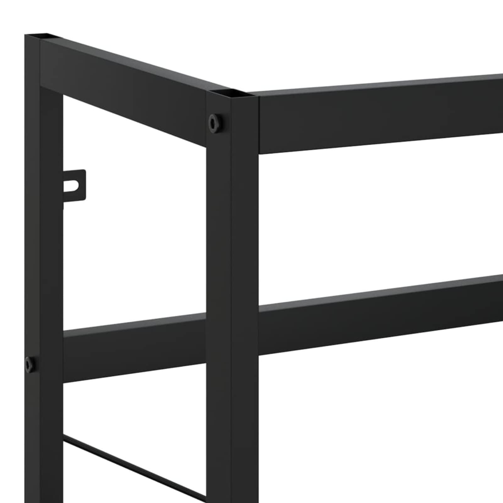 Estructura de Lavabo de Hierro Negro 59x38x83 cm Muebles De Lavabo Muebles BañO