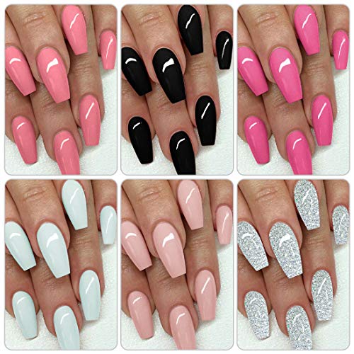 AIMEILI UV LED Gellack mehrfarbig ablösbarer Gel Nagellack Gel Nail Polish Set - 6 x 10ml - Kit Nummer 1 – Bild 3