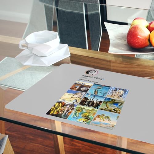 Set de table liège Salvador Dali napperon gris grand format haute qualité - 6