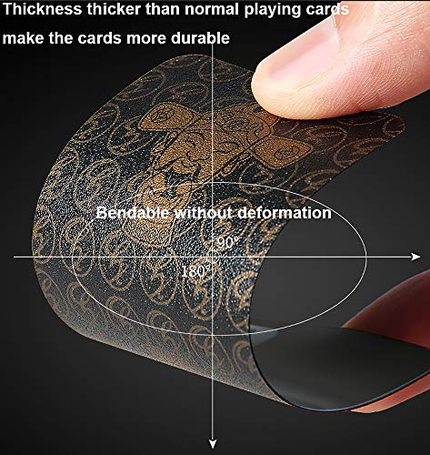 144 cards Travel game set Accessories,Chinese Mahjong (Mah Jong, Mahjongg, Mah-Jongg, Mah Jongg, Majiang) Playing Cards game,Waterproof Mahjong card with Gift box,Best Gift for majhong lover and begin