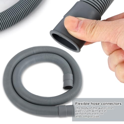 1M Universal-Ersatz-Ablaufschlauch-Verlängerungsset für Waschmaschine, Geschirrspüler und andere Anwendungen (1M)