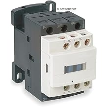 Contactor 30A Inductive, 50A Resistive 3 Pole 120VAC Coil, Lighting and Motor control DIN mount, Auxiliary contact NO/NC