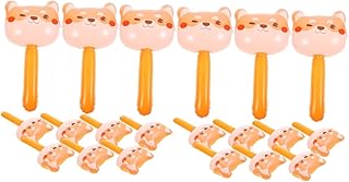 Kids Inflatable Hammer 20 Pcs Animal Inflatable Hammer Animal Toys Kid Toy Inflatables for Kids Child PVC Animal Head The Inflatables Puppy Hammer Toys