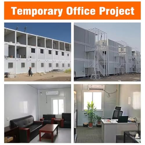 2 Story Modern Prefab Tiny Home for Sale Detachable Villa Container House for Adult Living Modular Prefabricated Home for Apartment Office Hotel School Tiny House Prefab Expandable Boxable Granny Flat - Image 5