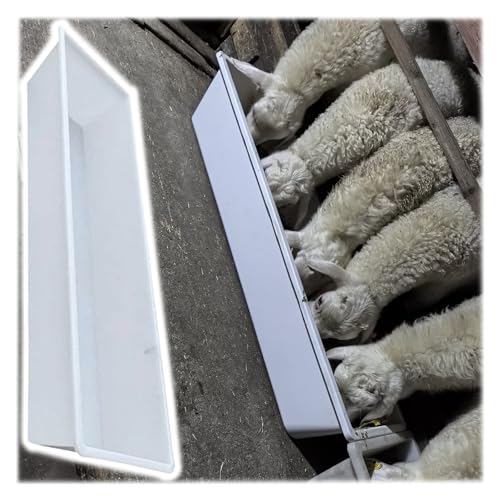 Comedero resistente para ganado, comedero de heno para cabras, ganado vacuno y ovejas, solución de alimentación ideal para granjas y pastos