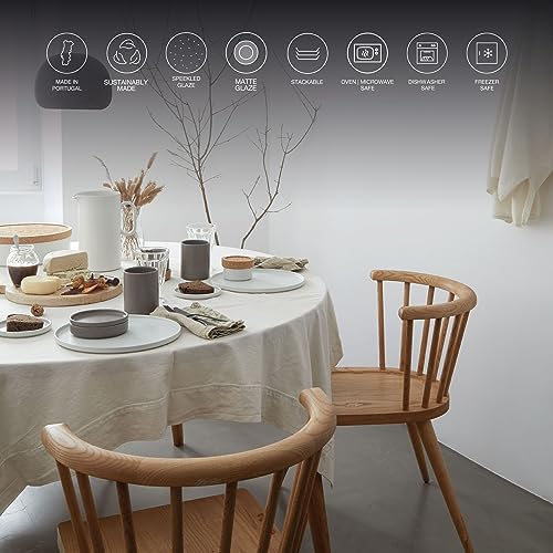 Plato Cargador Redondo 11.5 in Costa Nova Stoneware miniatura 3