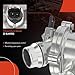 A-Premium Engine Coolant Thermostat Housing Assembly with Sensor Compatible with BMW X3 2007-2011, 1 Series M 2011, Z4 2006-2016, 128i 2008-2013, 135i/528i/535i 2008-2010, 323i 2009-2011, 2.5L 3.0L