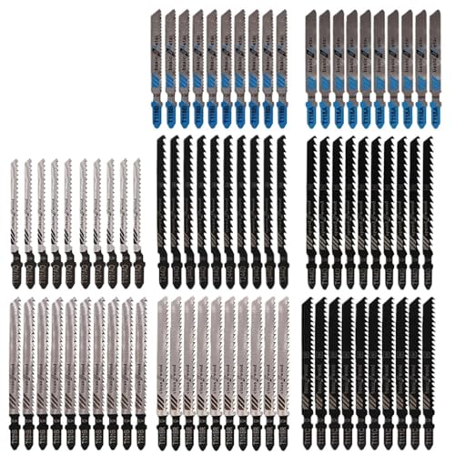 80 Hojas De Sierra De Calar Dentadas De Corte Suave, Dientes Finos/gruesos, Aptas For Cortar Madera, Plástico Y Metal.