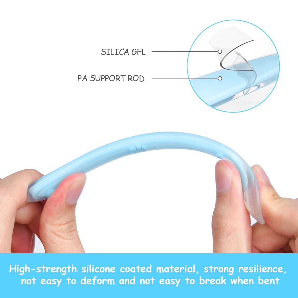 Vicloon Cuillere Bebe Silicone, 5PCS Ensemble de Cuillères pour Tout-petits, Cuillère Ronde en Silicone pour Encourager Votre Bébé à Manger de Manière Indépendante, Sans BPA
