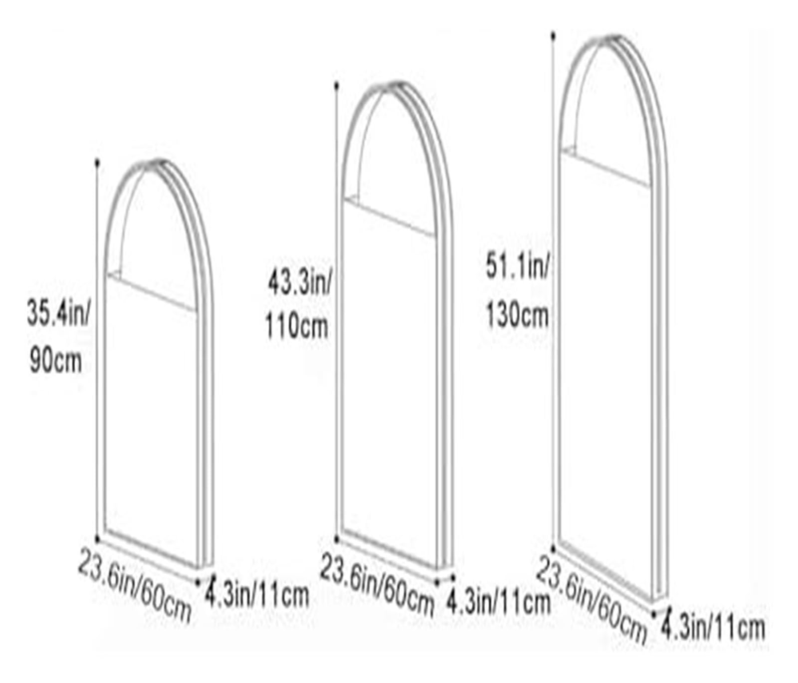 Custodie per Abiti, Custodia Porta Abiti, Borsa porta abiti in tessuto non tessuto traspirante con cerniera laterale, for cappotti, piumini e abiti(Beige)