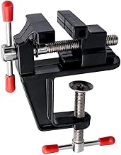 Mesee Kleine Werkbank Schraubstock, Mini Tischschraubstock, Bank-Schraubstock, Aluminiumlegierung kleine Mini Tischklemme, für kleine Arbeiten, Kunst, Fertigung der Schmuck DIY Reparatur Werkzeuge