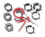 Nerrad Tools NTDPCCTINS1 Insert Set for 110 mm Drain Cutter, Black