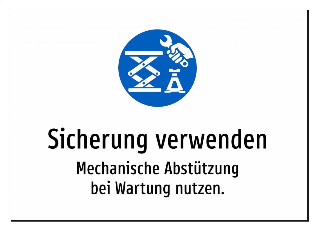 41340-DE-S-09 | Sicherung verwenden - Mechanische Abstützung bei