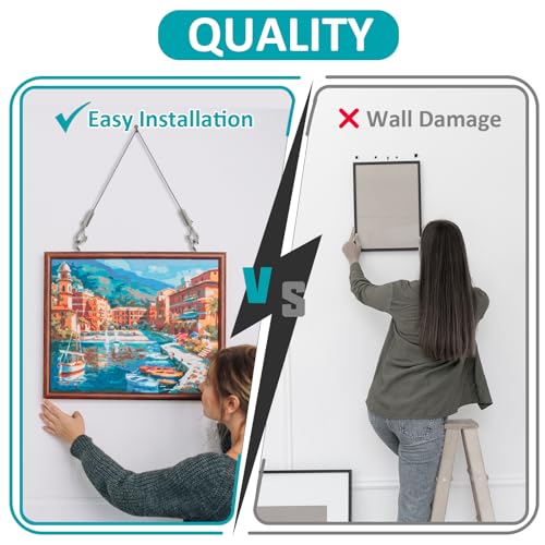 Seilaufhängung - für LED LUX PANEL (1 Set = 2 Stück) - Länge 3 m