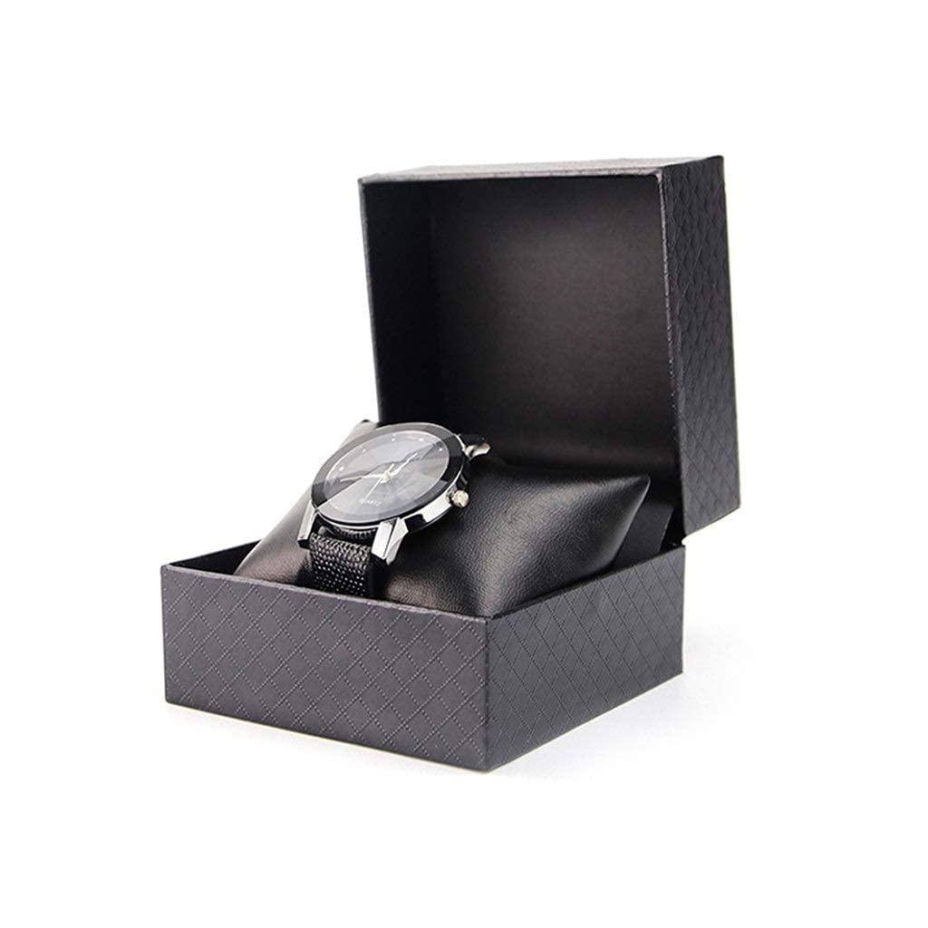 Boîtier de protection montres en cuir PU et accessoires bijoux