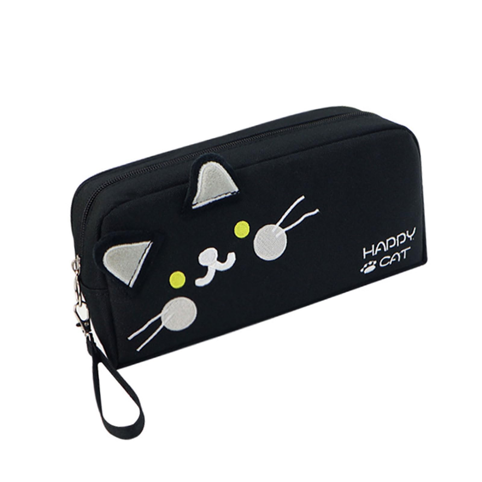 Jazuaiao Large Capacity Pencil Case 22x10cm Multi Layered Pen Holder Bag Pencil Pouches Travel Cosmetic Bag for School