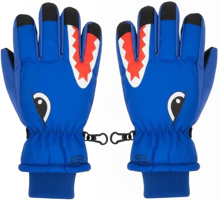 Winter Ski Gloves for Boys Girls 8-15 Years -Kids Windproof Fleece Lined Snow Gloves for Cold Weather - Image 6