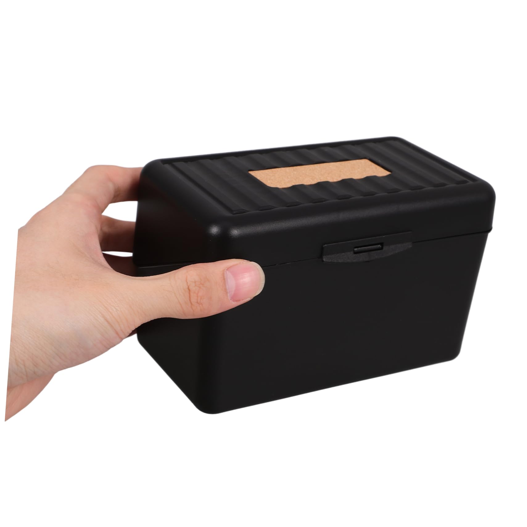 VILLCASE 3piezas Caja Organizadora De Tarjetas De Visita y Cartas Portátil Para Oficina Soporte De Almacenamiento De Tarjetas De Índice Para Escritorio y Uso Diario