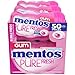 Mentos Pure Fresh Sugar-Free Chewing Gum with Xylitol, Bubble Fresh Flavor, Bubble Gum, 90% Recyclable Curvy Bottle, 50 Pieces per Bottle, 6 Pack