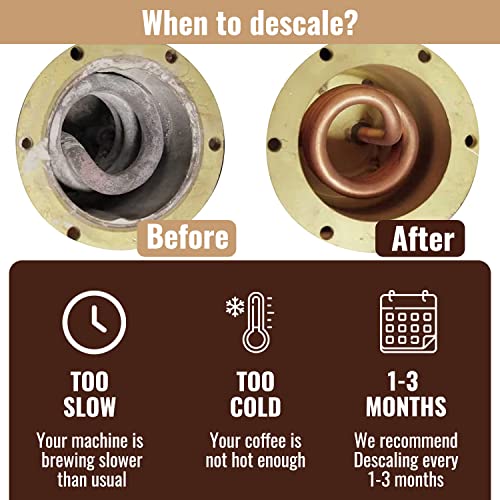 Image of Tupkee Coffee Machine Descaler - Universal, For Drip Coffee Maker and Keurig Coffee Machines Descaling & Cleaning Solution, Breaks Down Mineral Buildup and Limescale (1)