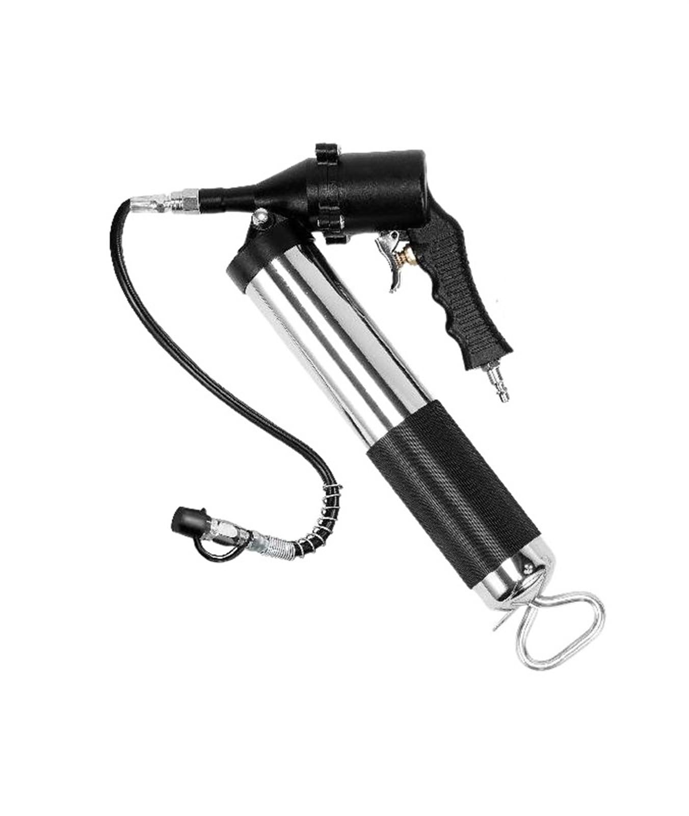 Pistola de engrase de aceite de 6000 PSI, empuñadura de pistola, Manual de servicio pesado, rígido, capacidad de 400CC con manguera Flexible for coches, SUV, camión, excavadora