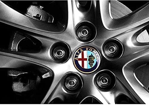 4 STKS Auto Hub Center Caps voor Alfa Romeo Stelvio 147 159 Giulietta Mito Giulia 56.5mm, waterdichte Stofdichte Wiel… - Image 4