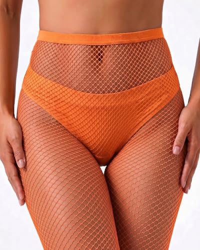 Image of ZINTEDI 2 Pairs Womens Fishnet Stockings High Waist Tights Fishnets Fishnet Tights for Women