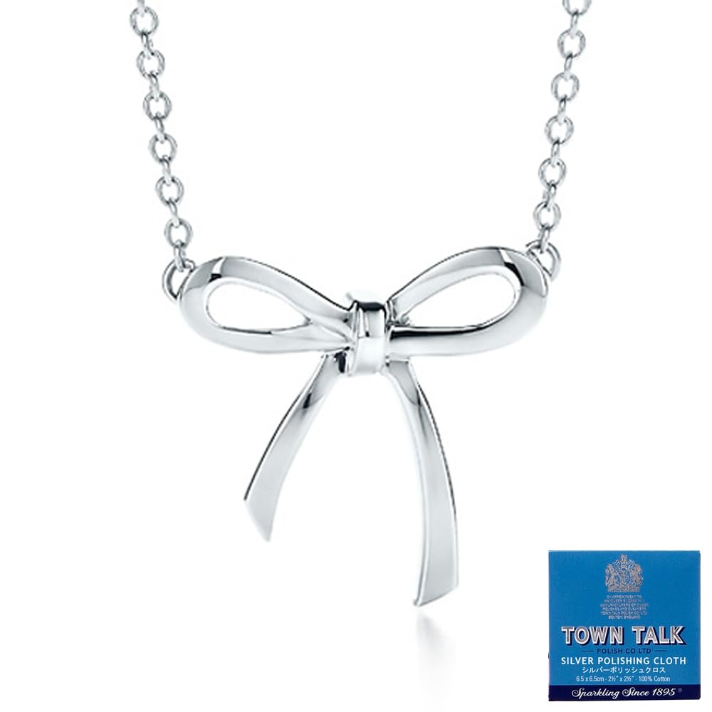 Amazon | TIFFANY＆Co. ティファニー ネックレス リボン ペンダント 