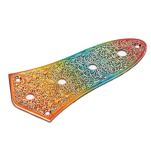 Wakauto 4 Control Plate Bass Plate Guitar Accessories Metal