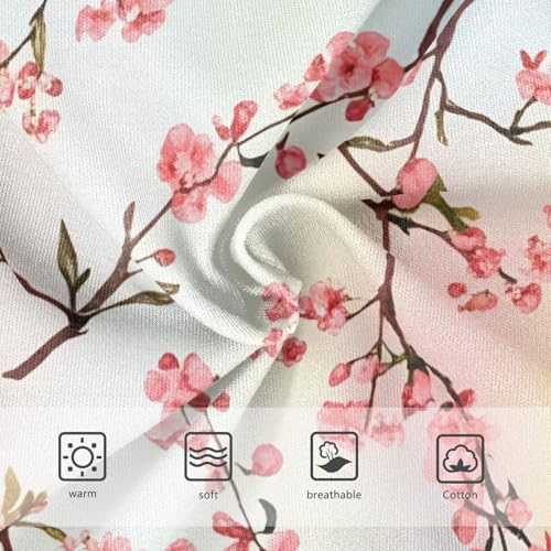 Toddler Girls Underwear 2t Cotton Panties Little Girl Bright Briefs Kids Undies Cherry Blossom Pink Flowers3