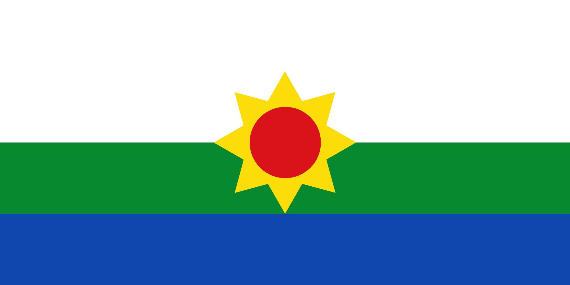 Drapeau XL Leticia Amazonas en tissu haut de gamme avec finitions soignées et couleurs éclatantes