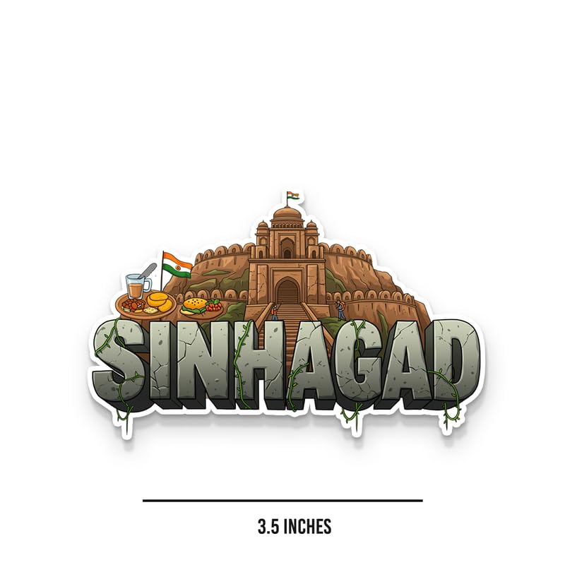 Image of Pune Set of 5 Fridge Magnets, Glossy Finish, Stylish Magnet for Fridge, Wardrobe & Metal Surfaces