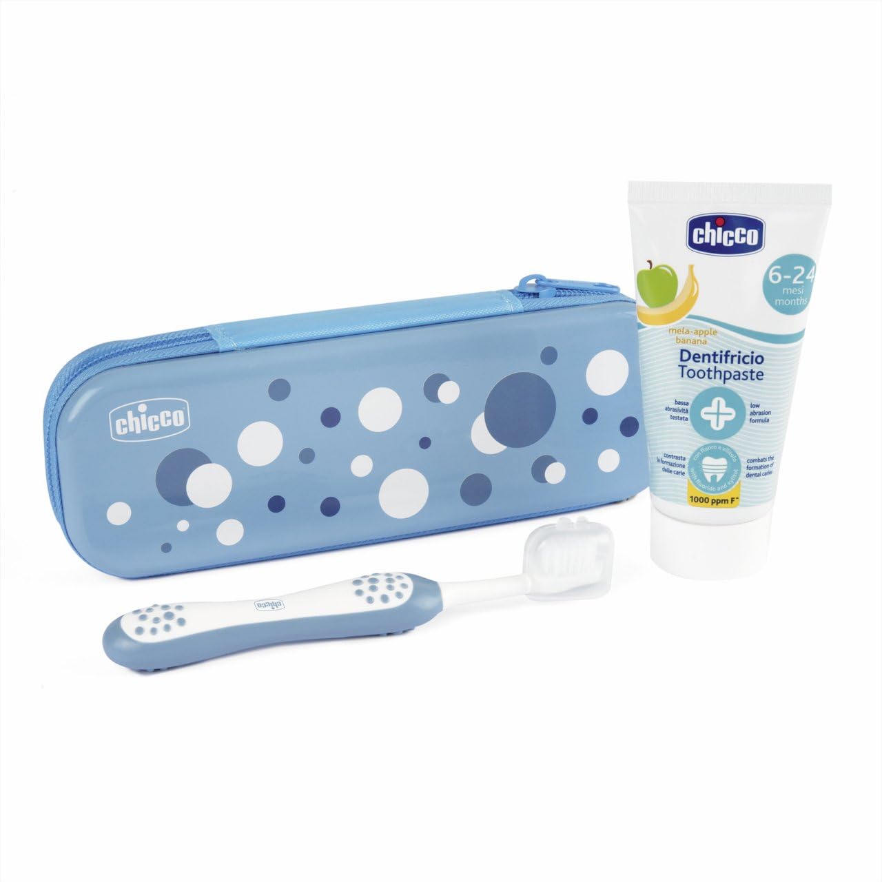 chicco - set dentale sempre sorridenti azzurro