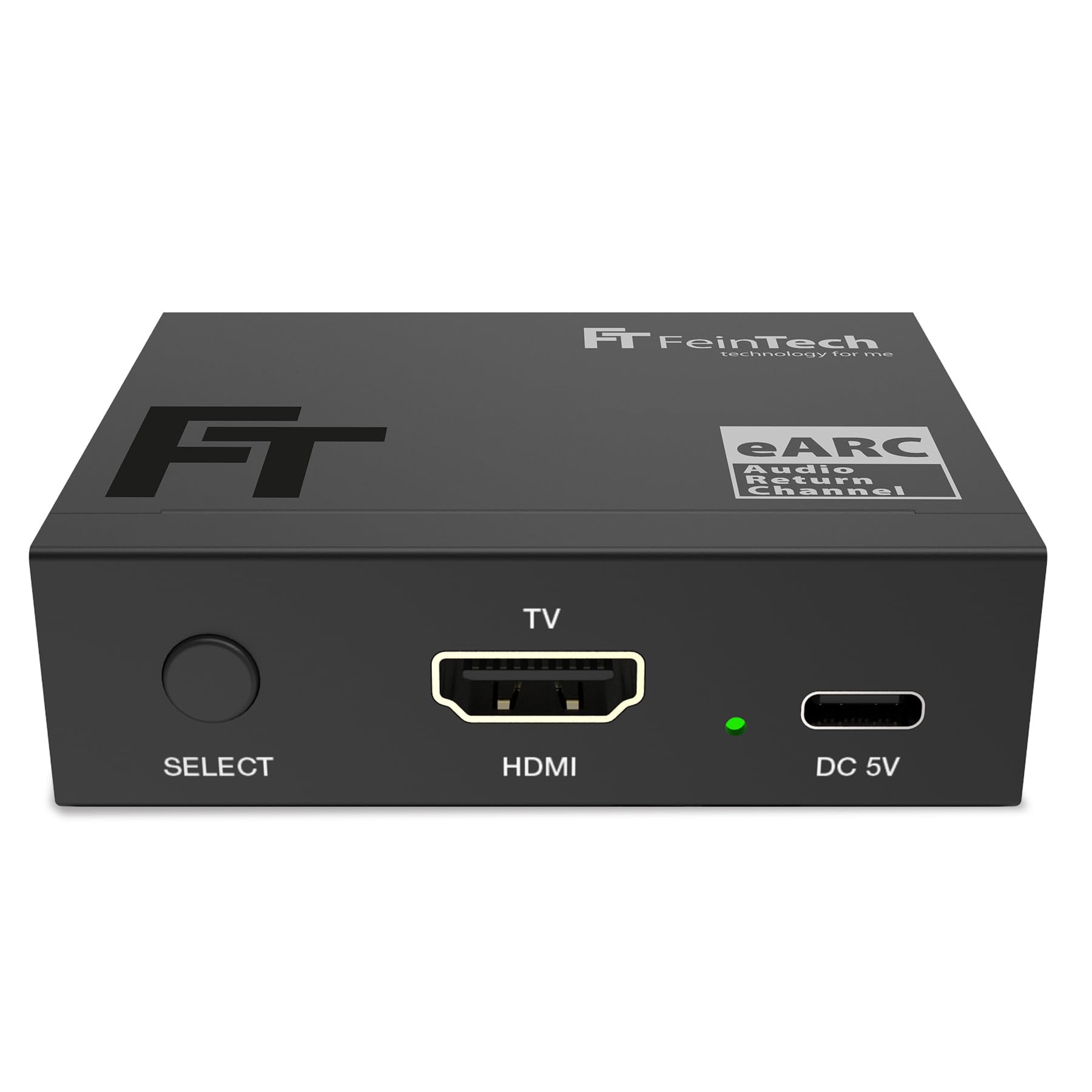 FeinTech AX421 HDMI eARC Switch 1 TV x 2 Soundbar - użyj 2 urządzeń dźwiękowych na jednym telewizorze