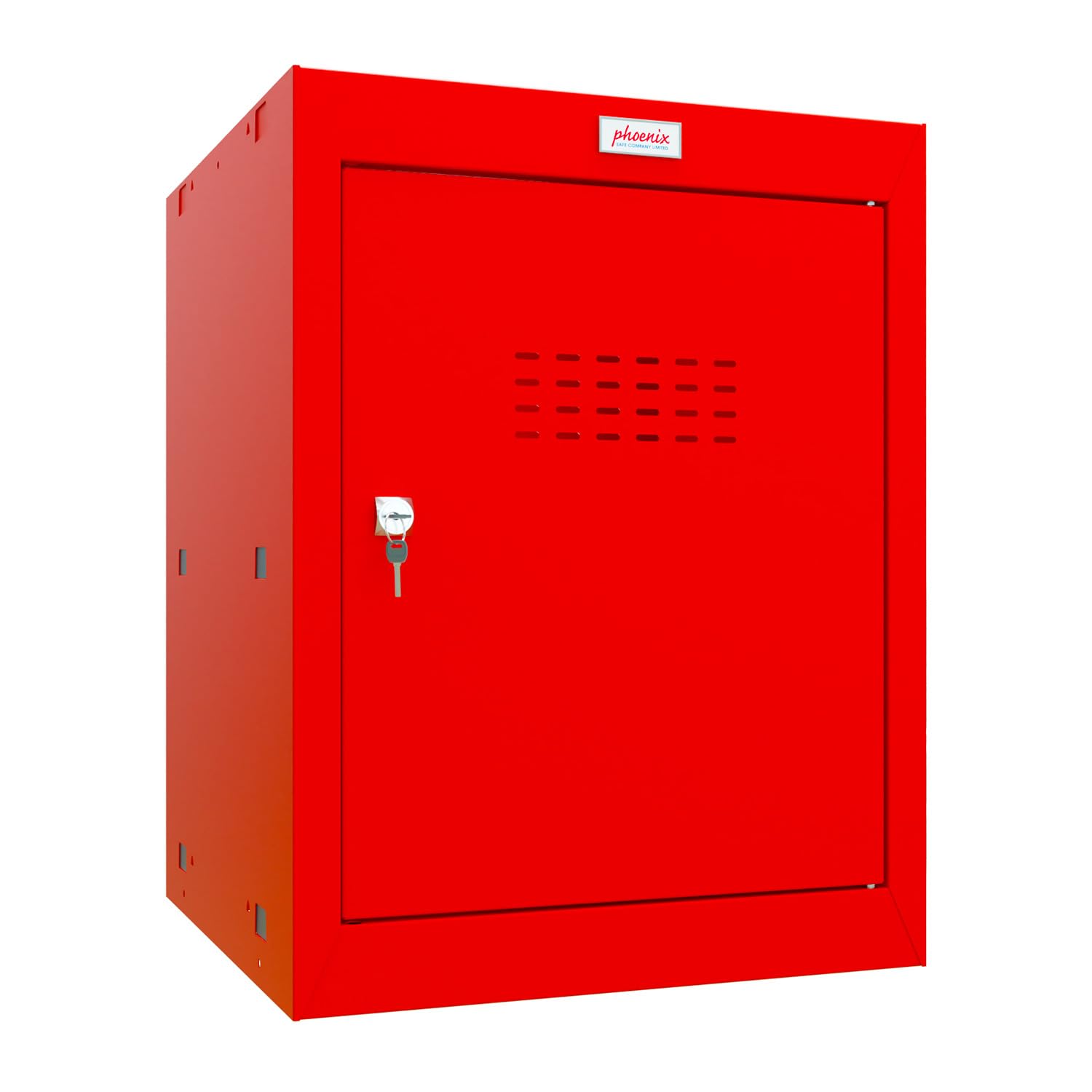 Phoenix Red Cl0544rrk Size 2 Cube Locker With Key Lock