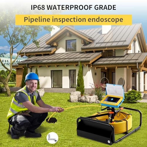 FDGSAB Câmera de Esgoto, Câmera de Inspeção de Drenagem de Tubo de 4,3