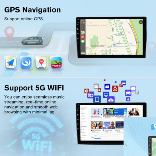 AWESAFE 5G WiFi Car Radio