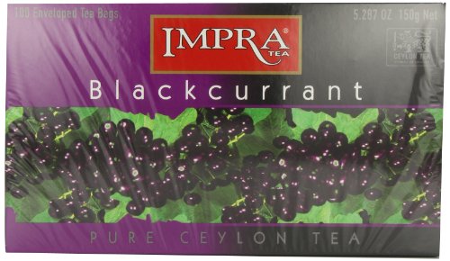Impra Black Currant Tea, 100-Count Tea Bags (Pack Of 6) #TOP2