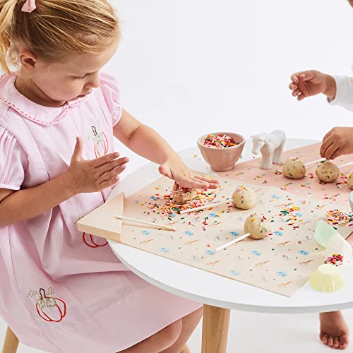 Austin Baby Co Silicone Placemat – Stain Resistant Portable Place Mats – Food Grade Silicone, Dishwasher Safe And Folds Into Pocket For Easy Storage On The Go (Safari Warm Cream) #TOP4
